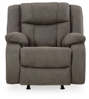 First Base - Rocker Recliner - Gunmetal - R&R Furniture Gallery (Fountain Valley, CA)
