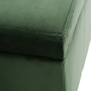 Noble House upholstered storage ottoman bench with cushioned top and built-in storage compartment in a modern design