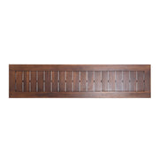 Acacia Wood Outdoor Bench With Beautiful Slat Paneling - Dark Brown - R&R Furniture Gallery (Fountain Valley, CA)