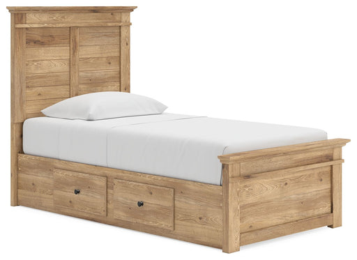 Makidern - Panel Storage Bed With Under Bed Storage Unit - R&R Furniture Gallery (Fountain Valley, CA)