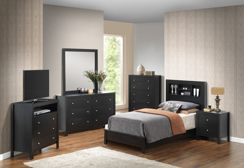 Bed With Transitional Design Stylish - R&R Furniture Gallery (Fountain Valley, CA)