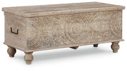 Fossil Ridge - Storage Bench - Beige - R&R Furniture Gallery (Fountain Valley, CA)