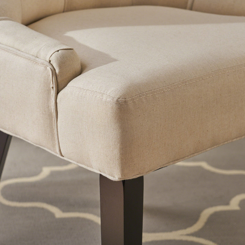 Cheney - Contemporary Dining Chair Tufted Upholstery (Set of 2) - R&R Furniture Gallery (Fountain Valley, CA)