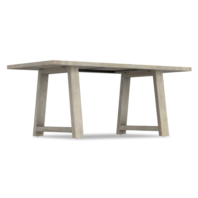 Wooden Whitley dining table by Simpli-Home with a smooth surface and sturdy legs, perfect for modern dining rooms.