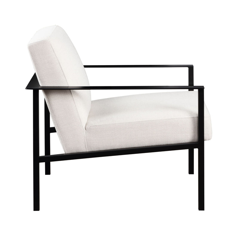 Millie - Stationary Accent Chair - Off White - R&R Furniture Gallery (Fountain Valley, CA)