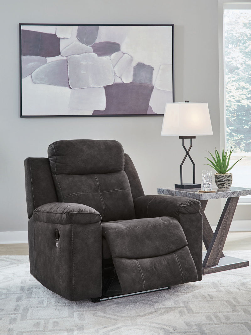 Brysonview - Zero Wall Recliner - Charcoal - R&R Furniture Gallery (Fountain Valley, CA)