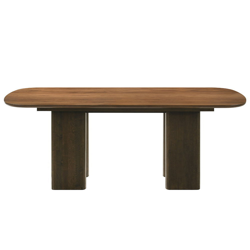 Delina - Dining Table - Walnut - R&R Furniture Gallery (Fountain Valley, CA)