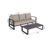 Durable Sofa With Rectangular Coffee Table - R&R Furniture Gallery (Fountain Valley, CA)