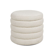 Fuji - Oversized Round Storage Ottoman - R&R Furniture Gallery (Fountain Valley, CA)
