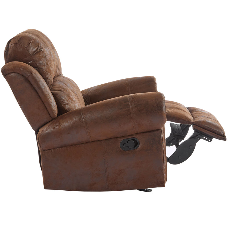 Wide Standard Manual Glider Recliner - R&R Furniture Gallery (Fountain Valley, CA)