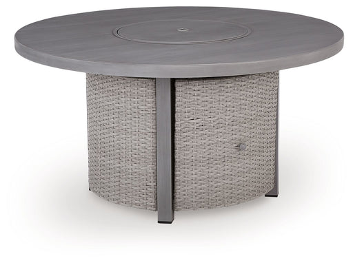 Half Moon Beach - Round Fire Pit Table - Gray - R&R Furniture Gallery (Fountain Valley, CA)