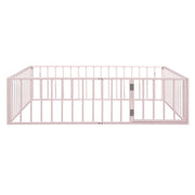 Metal Floor Bed Frame With Fence And Door - R&R Furniture Gallery (Fountain Valley, CA)