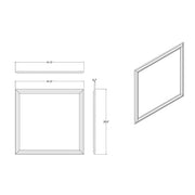 Adelaide - Mirror - Gray / Black - R&R Furniture Gallery (Fountain Valley, CA)