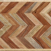 Artisan - Handcrafted Mango Wood Bench Rustic Boho Style - Natural - R&R Furniture Gallery (Fountain Valley, CA)