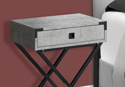 Accent Side Table, Storage Drawer, Stylish Design Contemporary & Modern - R&R Furniture Gallery (Fountain Valley, CA)