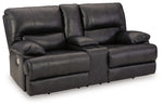 Mountainous - Power Reclining Loveseat With Console /Adj Headrest - Eclipse - R&R Furniture Gallery (Fountain Valley, CA)