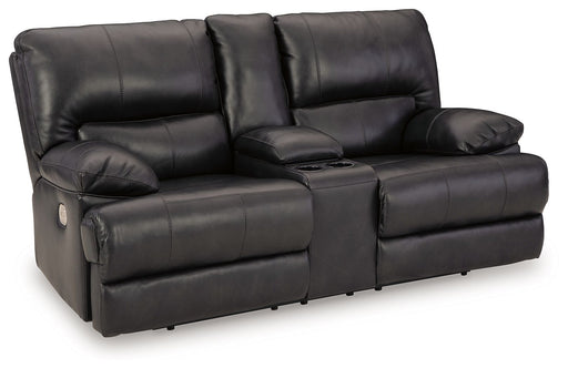 Mountainous - Power Reclining Loveseat With Console /Adj Headrest - Eclipse - R&R Furniture Gallery (Fountain Valley, CA)