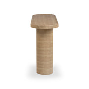 Darcy TOV Furniture console table with sleek wooden surface and modern design, ideal for entryways or living rooms.