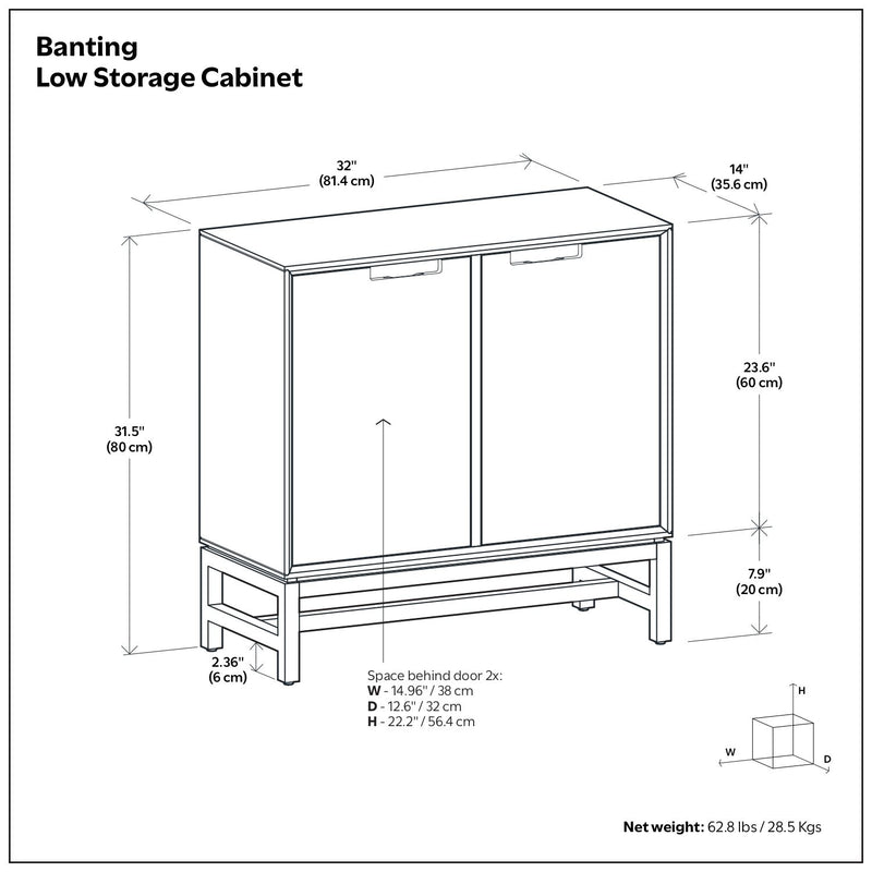Banting - Storage Cabinet - R&R Furniture Gallery (Fountain Valley, CA)