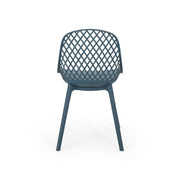 Set of two Noble House Lily Chairs featuring elegant wooden frames and plush upholstered seats for stylish dining or living spaces.