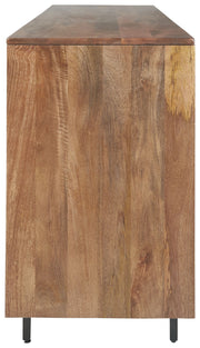 Kerrings - Accent Cabinet - Brown / Black / White - R&R Furniture Gallery (Fountain Valley, CA)