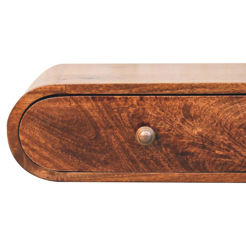 Wall Mounted Console Table - Walnut - R&R Furniture Gallery (Fountain Valley, CA)
