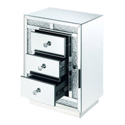 Mallika - Accent Table - Mirrored & Faux Crystals - R&R Furniture Gallery (Fountain Valley, CA)