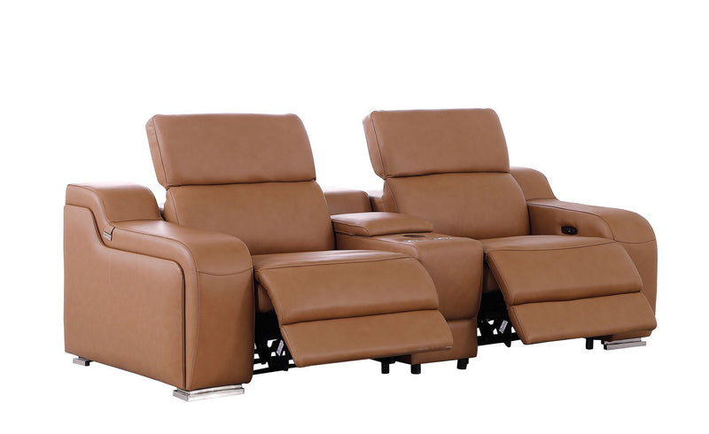 1116 - 7-Piece Modular Power Reclining Sofa, Loveseat & Chair Set In With 6 Power Recliners & Power Headrests