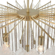Uttermost Goccia tear drop glass pendant light hanging with a sleek, modern design for stylish interior lighting.