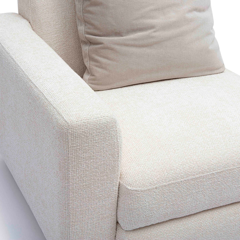 Perry - Modular LAF Corner Chair - Cream - R&R Furniture Gallery (Fountain Valley, CA)