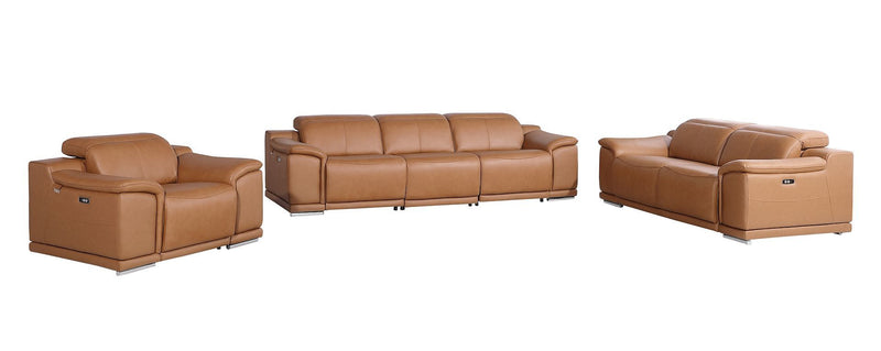 9762 - 6-Piece Modular Power Reclining Sofa, Loveseat And Chair Set With 6 Power Recliners In