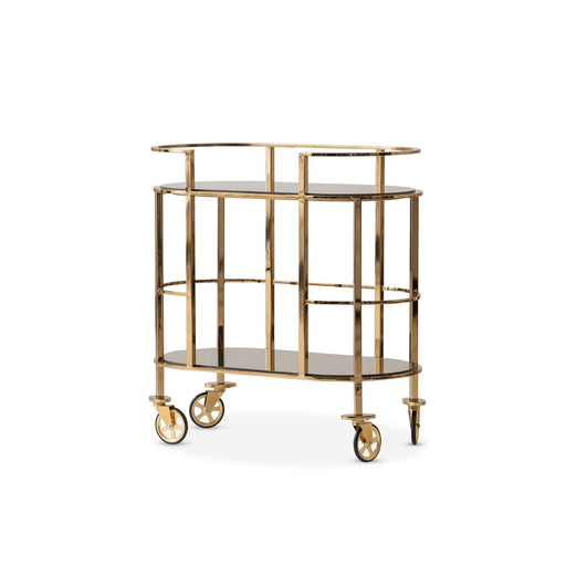Savannah Breeze - Bar Cart - Bright Gold - R&R Furniture Gallery (Fountain Valley, CA)