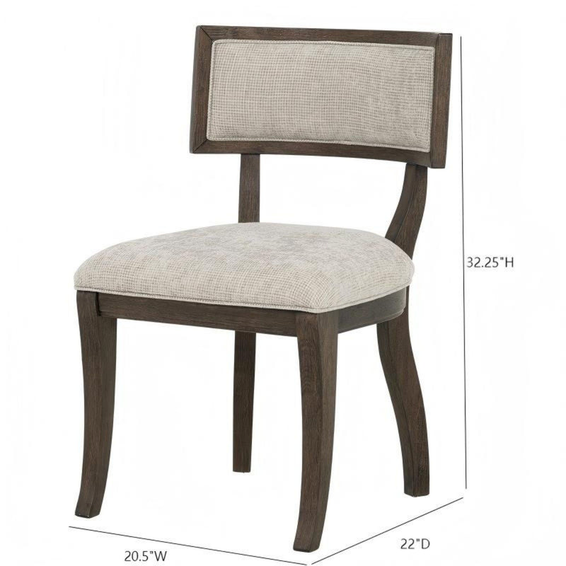 Marie - Upholstered Dining Chair (Set of 2) - Beige - R&R Furniture Gallery (Fountain Valley, CA)