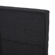 Marakesh - Contemporary Fabric Upholstered King / California King Headboard - Black - R&R Furniture Gallery (Fountain Valley, CA)