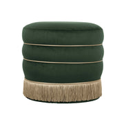 Lakka - Velvet Ottoman - R&R Furniture Gallery (Fountain Valley, CA)