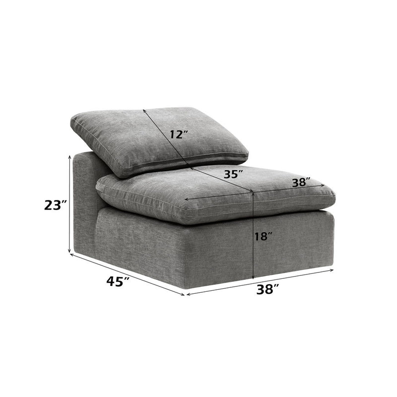 Naveen - Modular Armless Chair - R&R Furniture Gallery (Fountain Valley, CA)