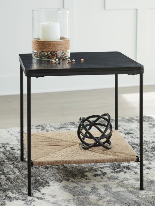 Minrich - Accent Table - Black / Natural - R&R Furniture Gallery (Fountain Valley, CA)