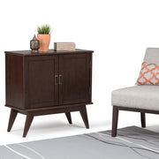 Draper - Low Storage Cabinet - Medium Auburn Brown - R&R Furniture Gallery (Fountain Valley, CA)
