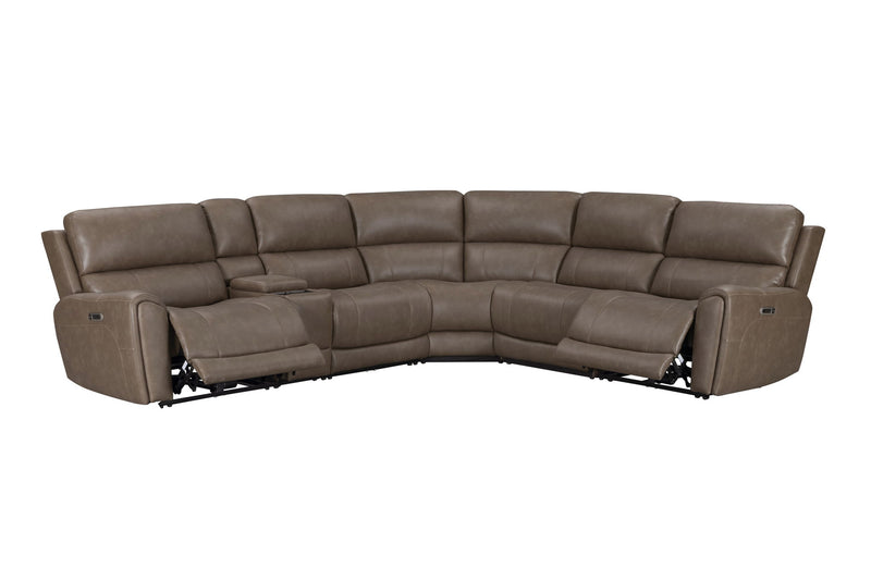 Hancock - Zero Gravity Power Reclining Sectional With Power Adjustable Headrests - R&R Furniture Gallery (Fountain Valley, CA)