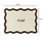 Organic Cotton / Linen Wavy Challah Cover - R&R Furniture Gallery (Fountain Valley, CA)