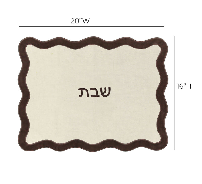 Organic Cotton / Linen Wavy Challah Cover - R&R Furniture Gallery (Fountain Valley, CA)