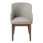 Harvey - Side Chair (Set of 2) - Synthetic Leather & Walnut - R&R Furniture Gallery (Fountain Valley, CA)