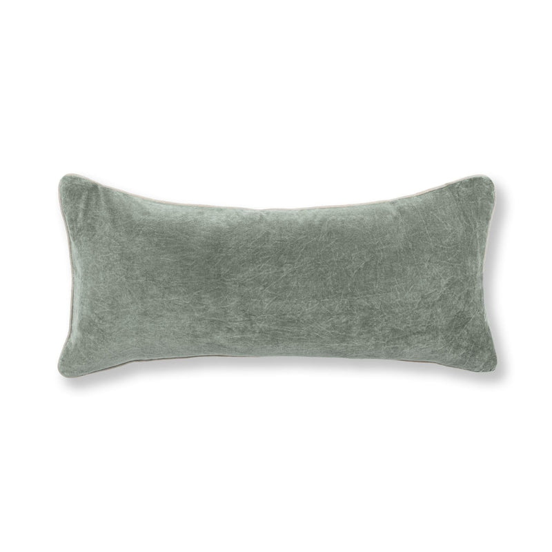 Heirloom Velvet - SLD Pillow - Bay Green