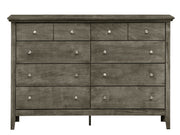 Elegant Glory Furniture dresser with a sleek, casual design suitable for any room, featuring multiple drawers and modern style.