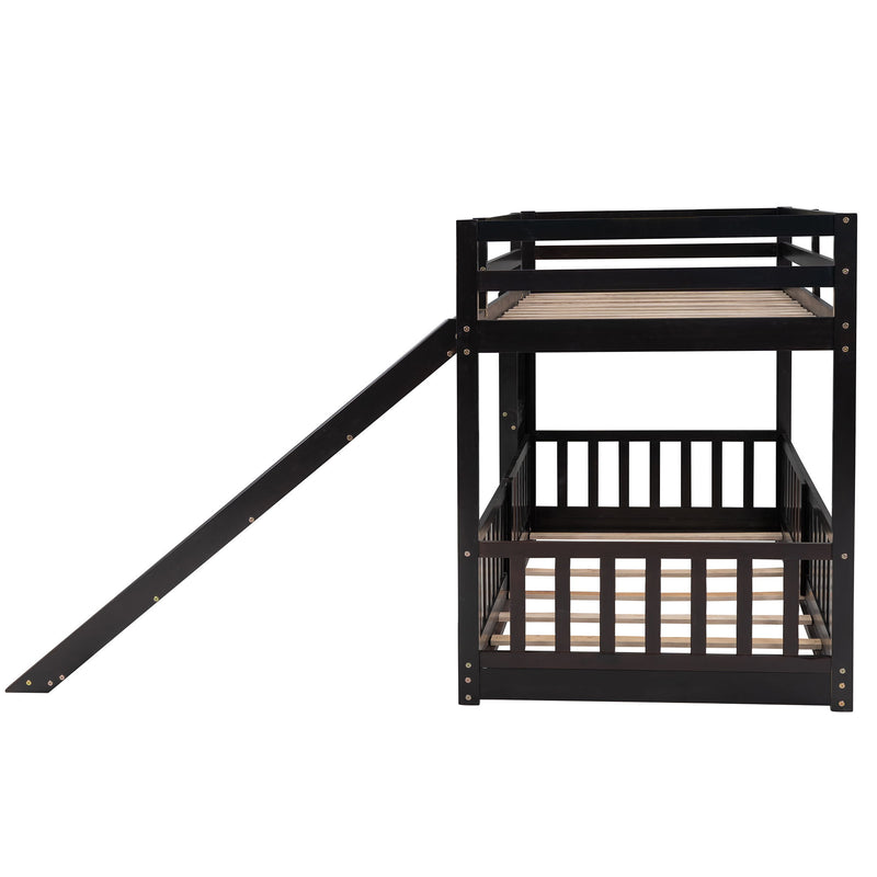 Bunk Bed With Convertible Ladder And Slide - R&R Furniture Gallery (Fountain Valley, CA)