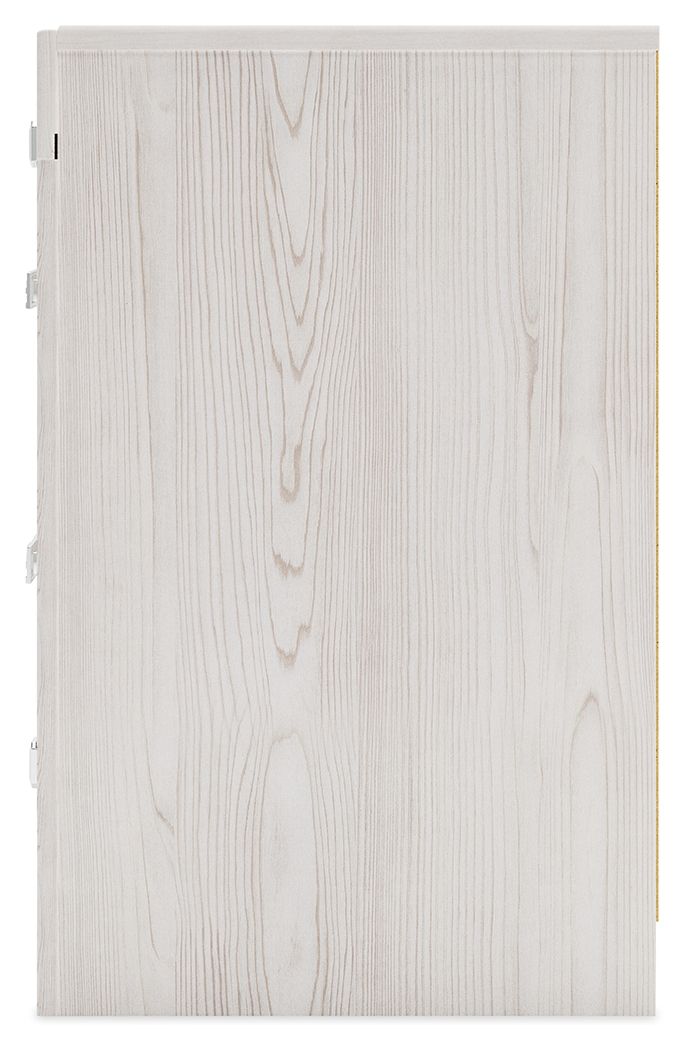 Altyra - Two Drawer Night Stand - White - R&R Furniture Gallery (Fountain Valley, CA)