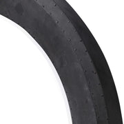 Round industrial wall mirror in black with a sleek metal frame, designed for modern home decor by Uttermost.