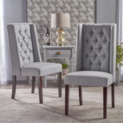 Sophisticated Tufted Dining Chair With High Back Design - R&R Furniture Gallery (Fountain Valley, CA)