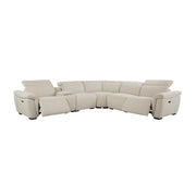 Dayana - Power Motion Sectional Sofa - Beige Boucle - R&R Furniture Gallery (Fountain Valley, CA)