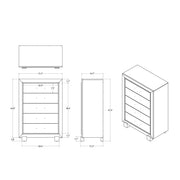 Skye - Marble Chest - White - R&R Furniture Gallery (Fountain Valley, CA)